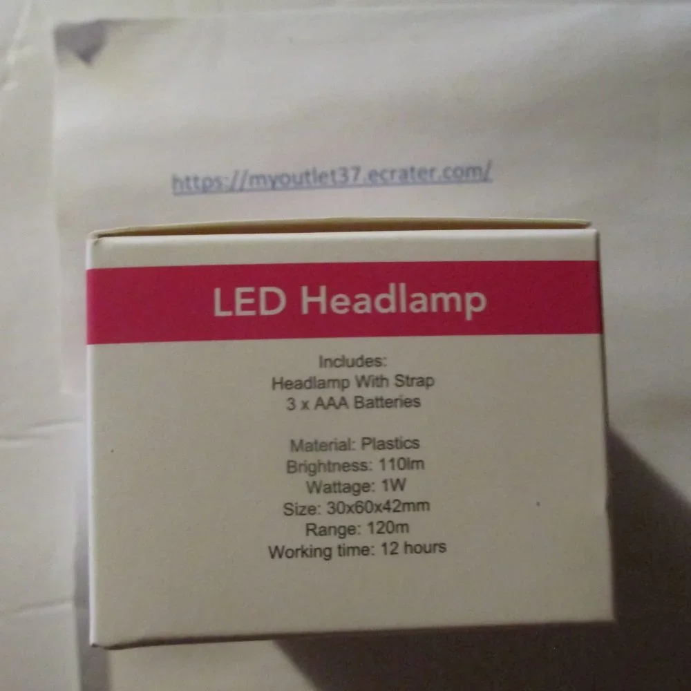 T-Mobile LED Headlamp - Multifunction Headlight Flashlight - Brand New